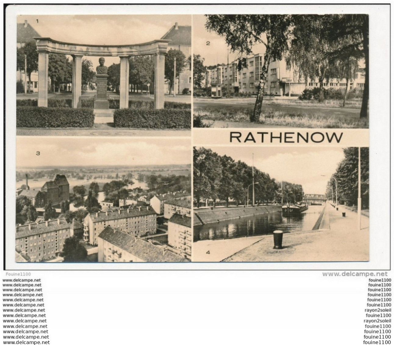 Carte Format 15 X 10,5 Cm  Rathenow   ( Recto Verso ) - Rathenow