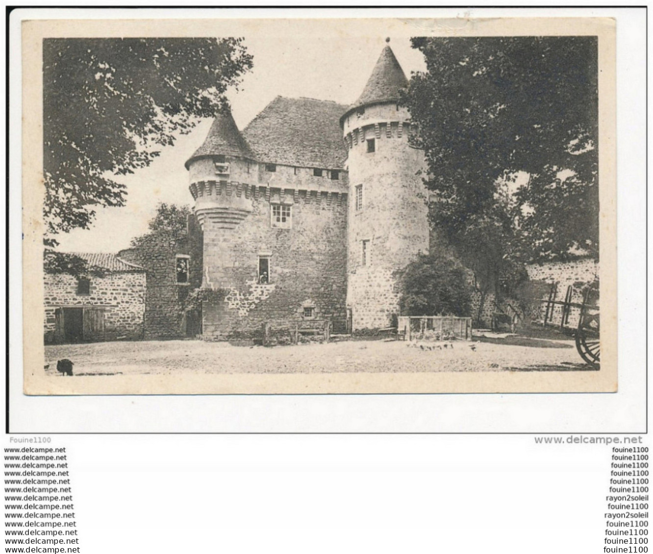 Carte De Pontarion  Le Château   ( Recto Verso ) - Pontarion