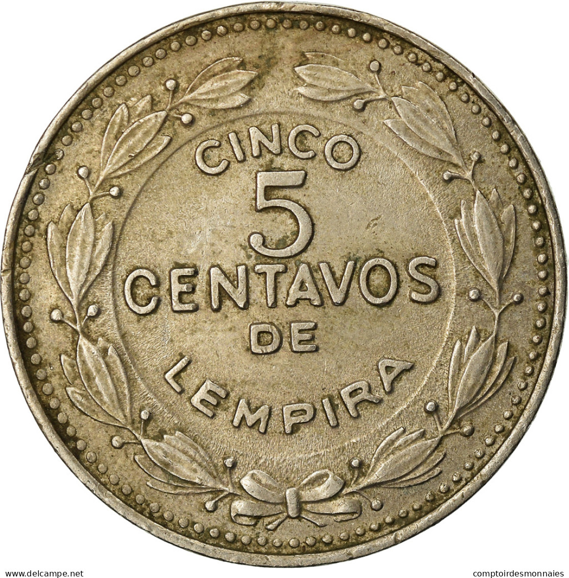 Monnaie, Honduras, 5 Centavos, 1980, TTB, Copper-nickel, KM:72.2 - Honduras