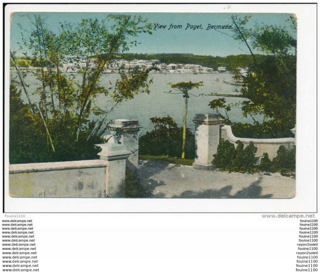 Carte De View From Paget Bermuda  ( Recto Verso ) - Bermuda