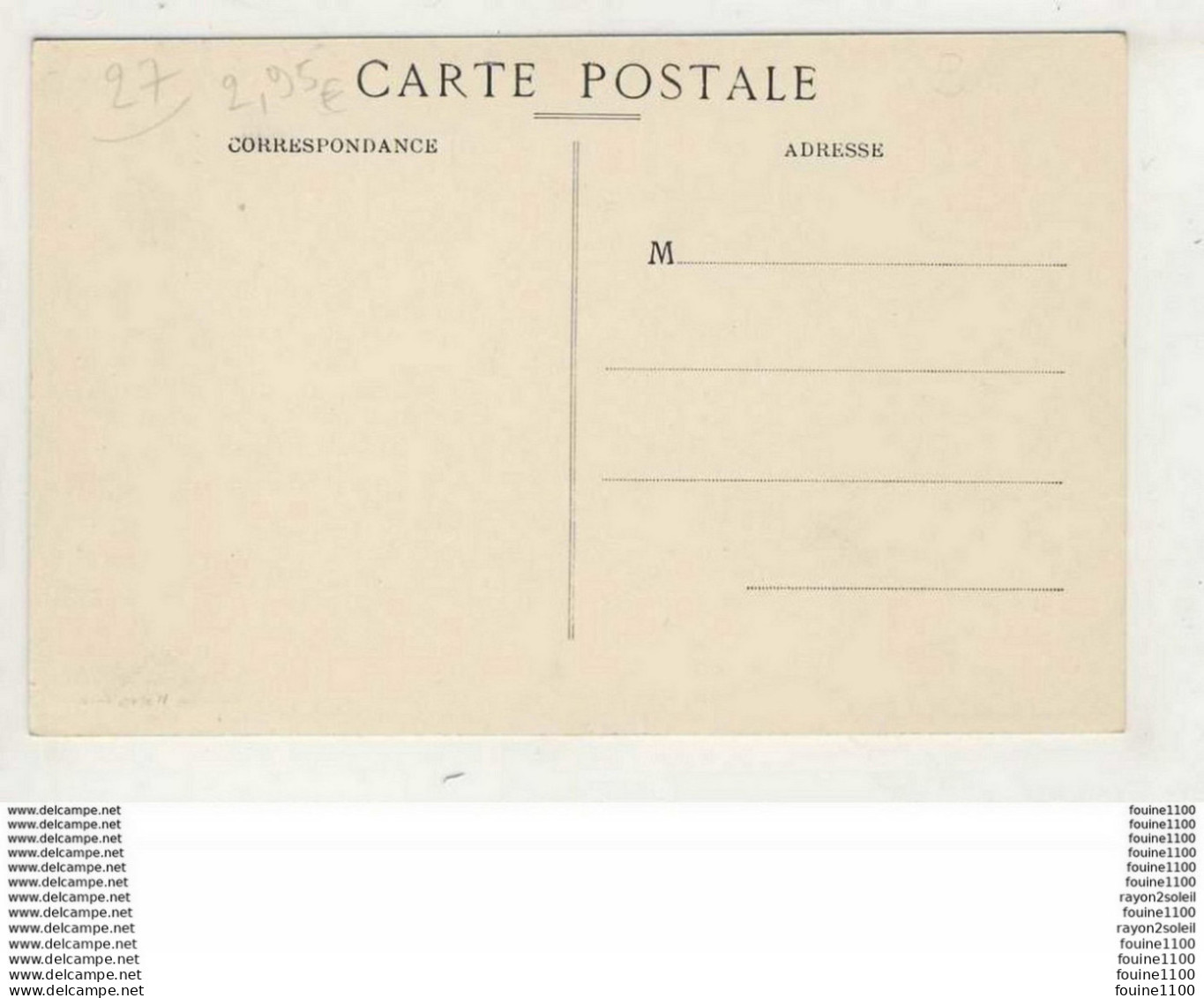 Carte  De Beaumesnil Le Château ( Recto Verso ) - Beaumesnil