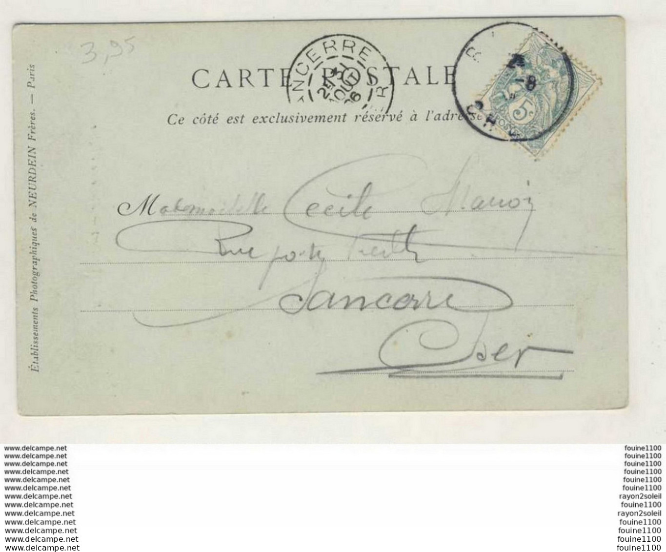 Carte  Précurseur De Baugy  ( 1906 )  ( Recto Verso ) - Baugy