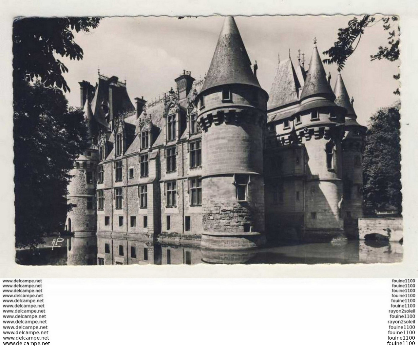 Carte De  Vigny  Le Château ( Format C.P.A )  ( Recto Verso ) - Vigny
