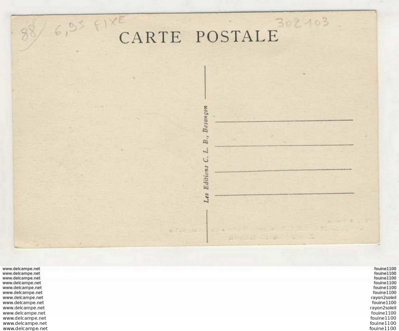 ## ACHAT IMMEDIAT ## Très Jolie Carte De Lamarche    ( Recto Verso ) - Lamarche