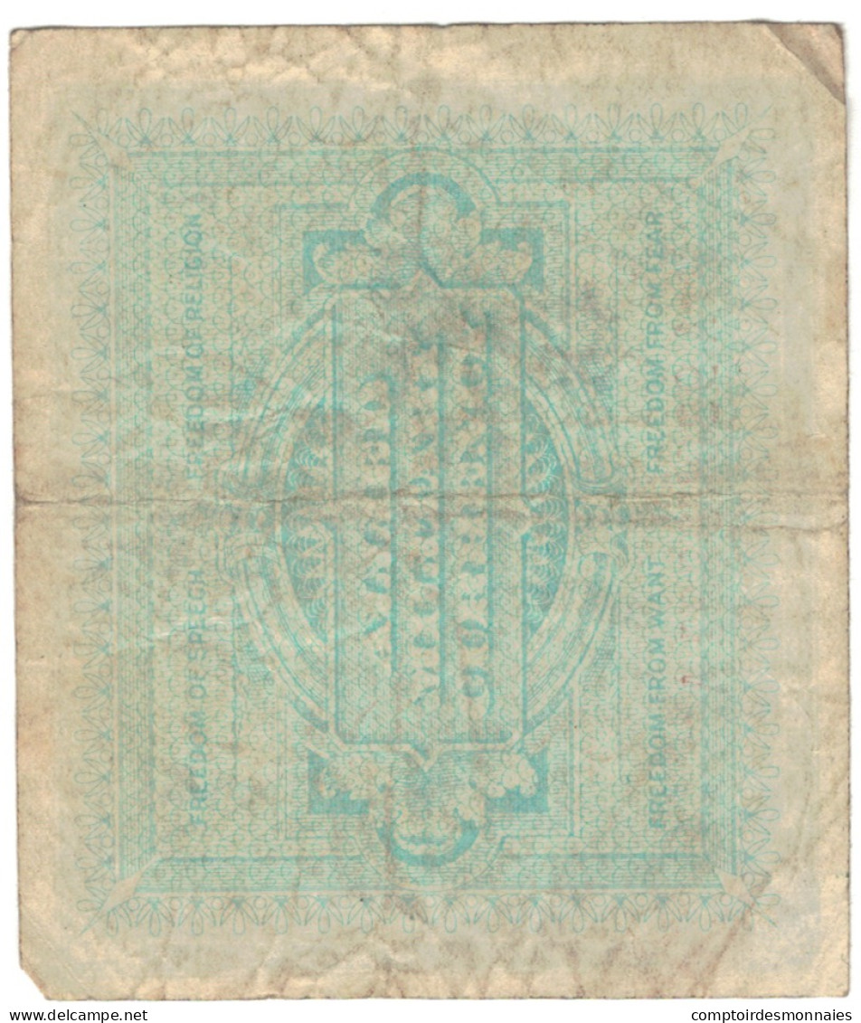 Billet, Italie, 10 Lire, 1943, Undated (1943), KM:M19b, TB - Ocupación Aliados Segunda Guerra Mundial