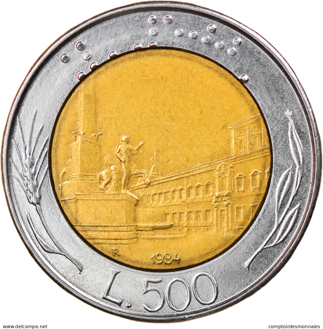 Monnaie, Italie, 500 Lire, 1984, TTB, Bi-Metallic, KM:111 - 500 Lire