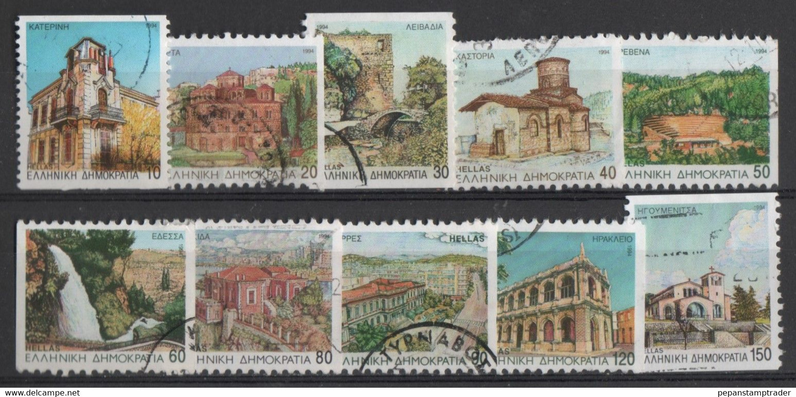 Greece - #1792-1801a(10) - Used - Used Stamps