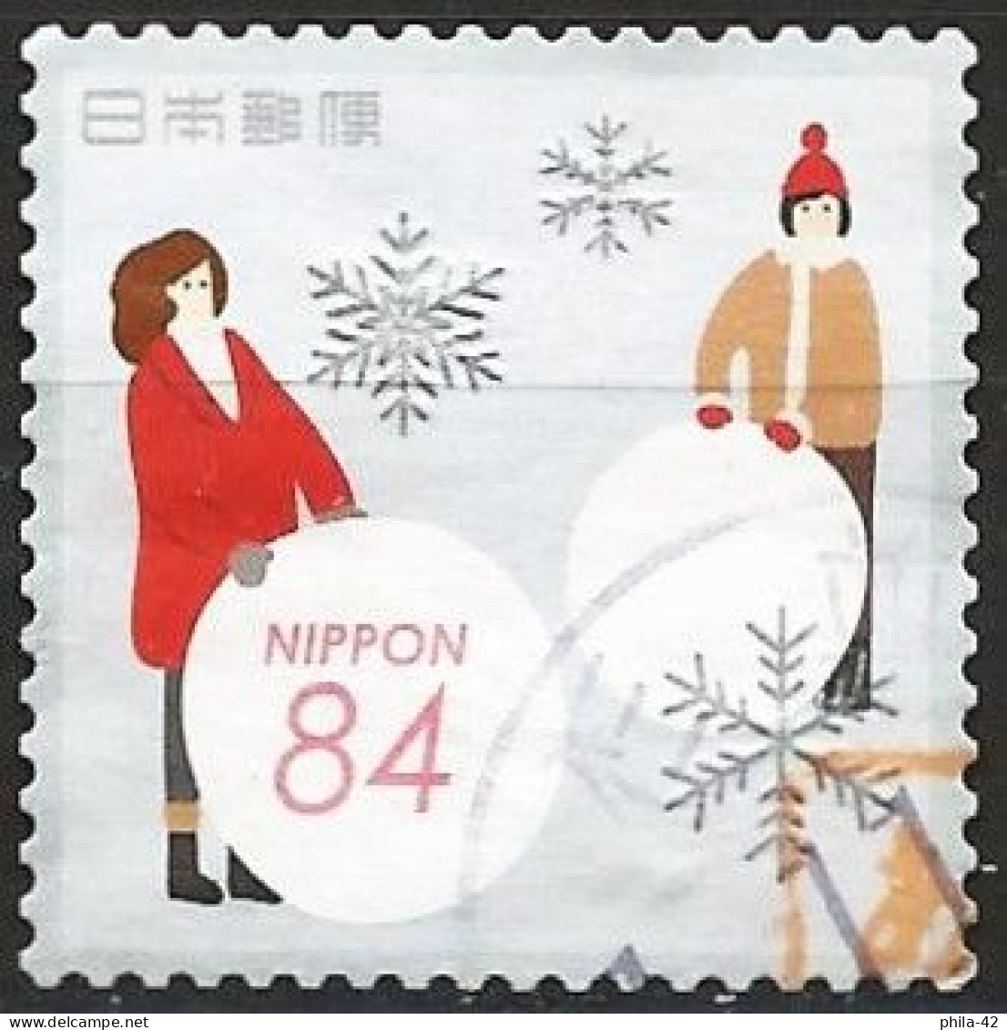 Japan 2019 - Mi 10038 - Y 9666 ( Building A Snowman ) - Gebruikt