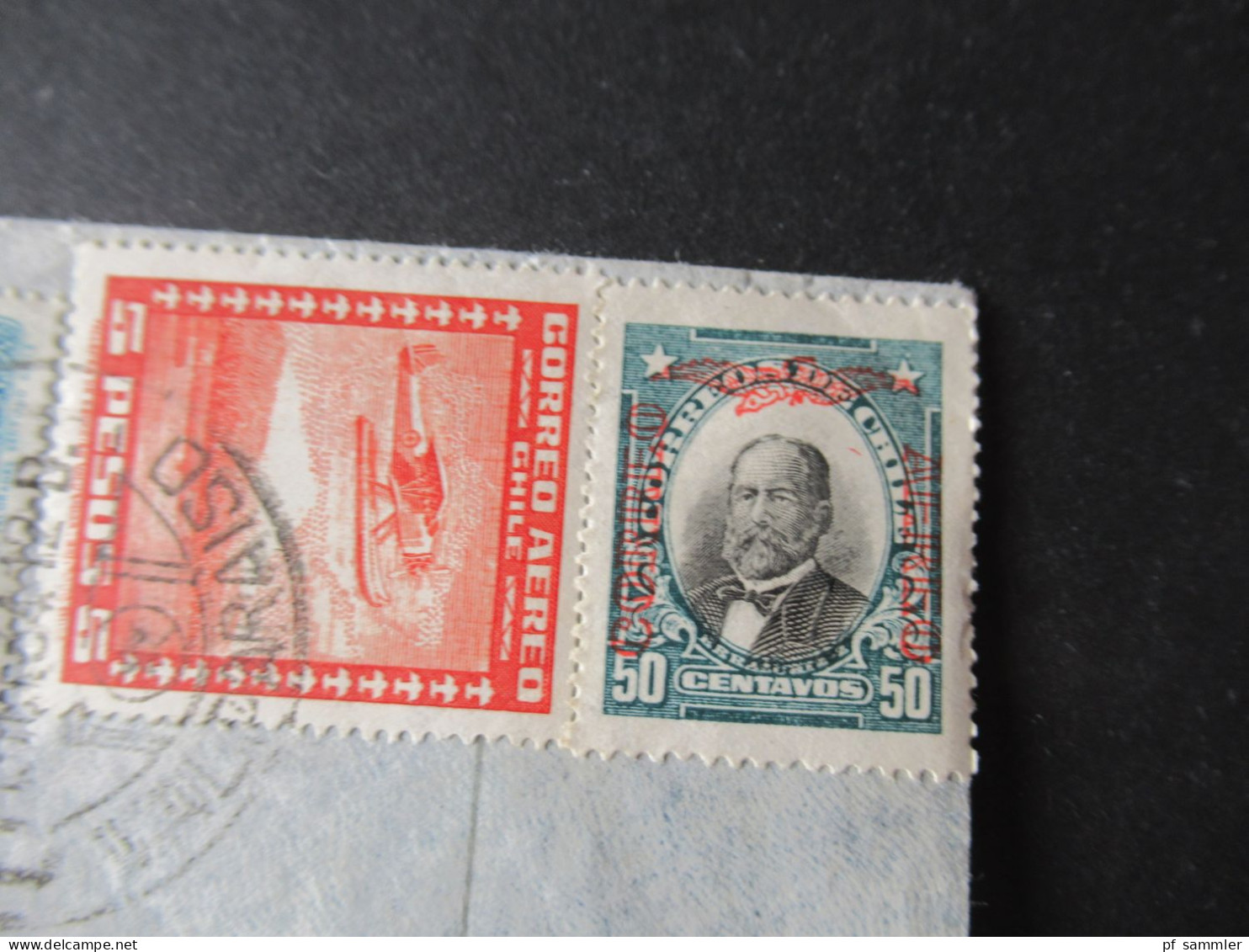 1934 Luftpost Chile Valparaiso - Bautzen Sachsen Deutschland Deutsches Reich Mit Luftpostmarken Correo Aereo - Chili