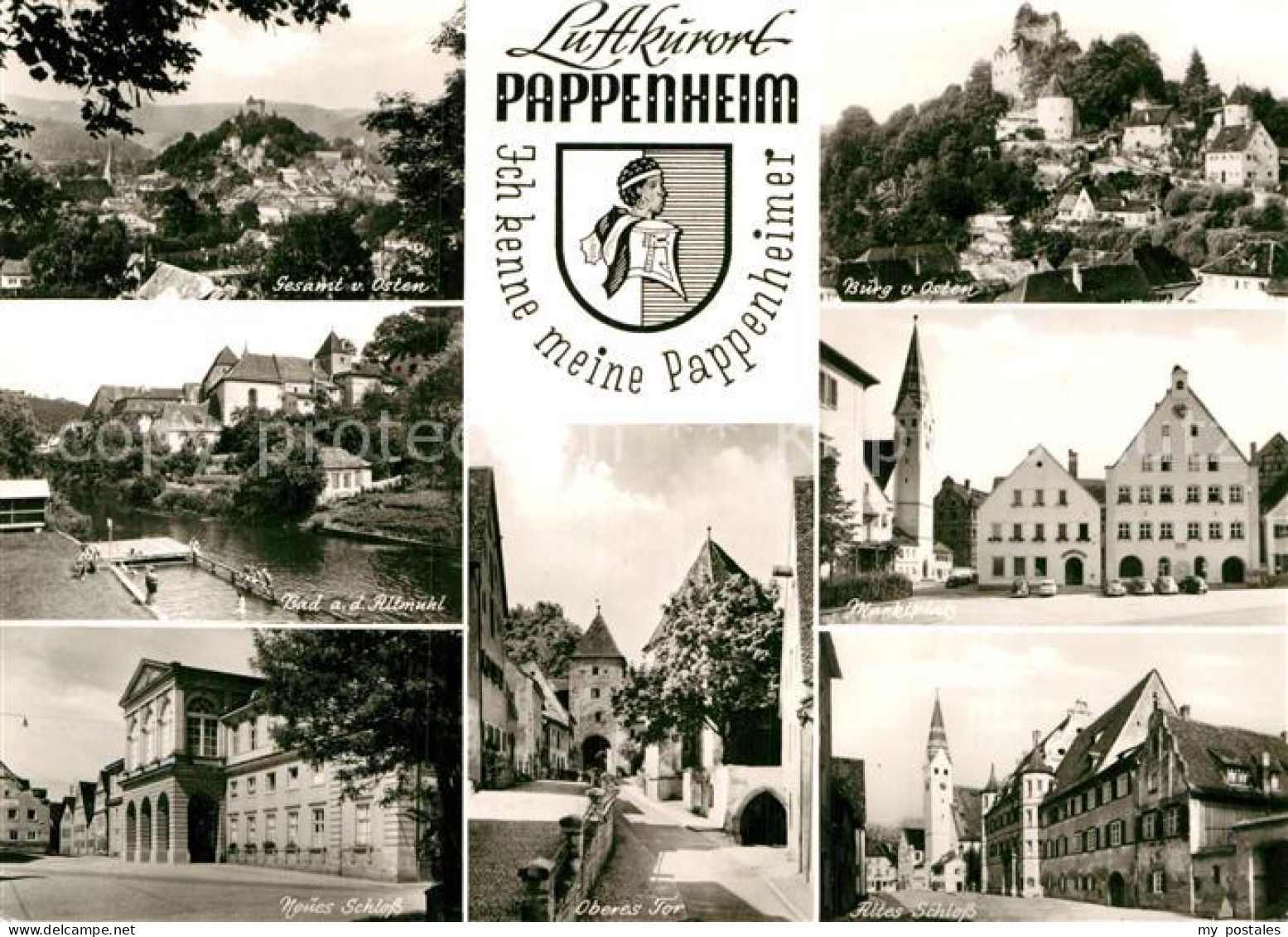 42953070 Pappenheim Mittelfranken Ostansicht Bad An Der Altmuehl Burg Pappenheim - Pappenheim