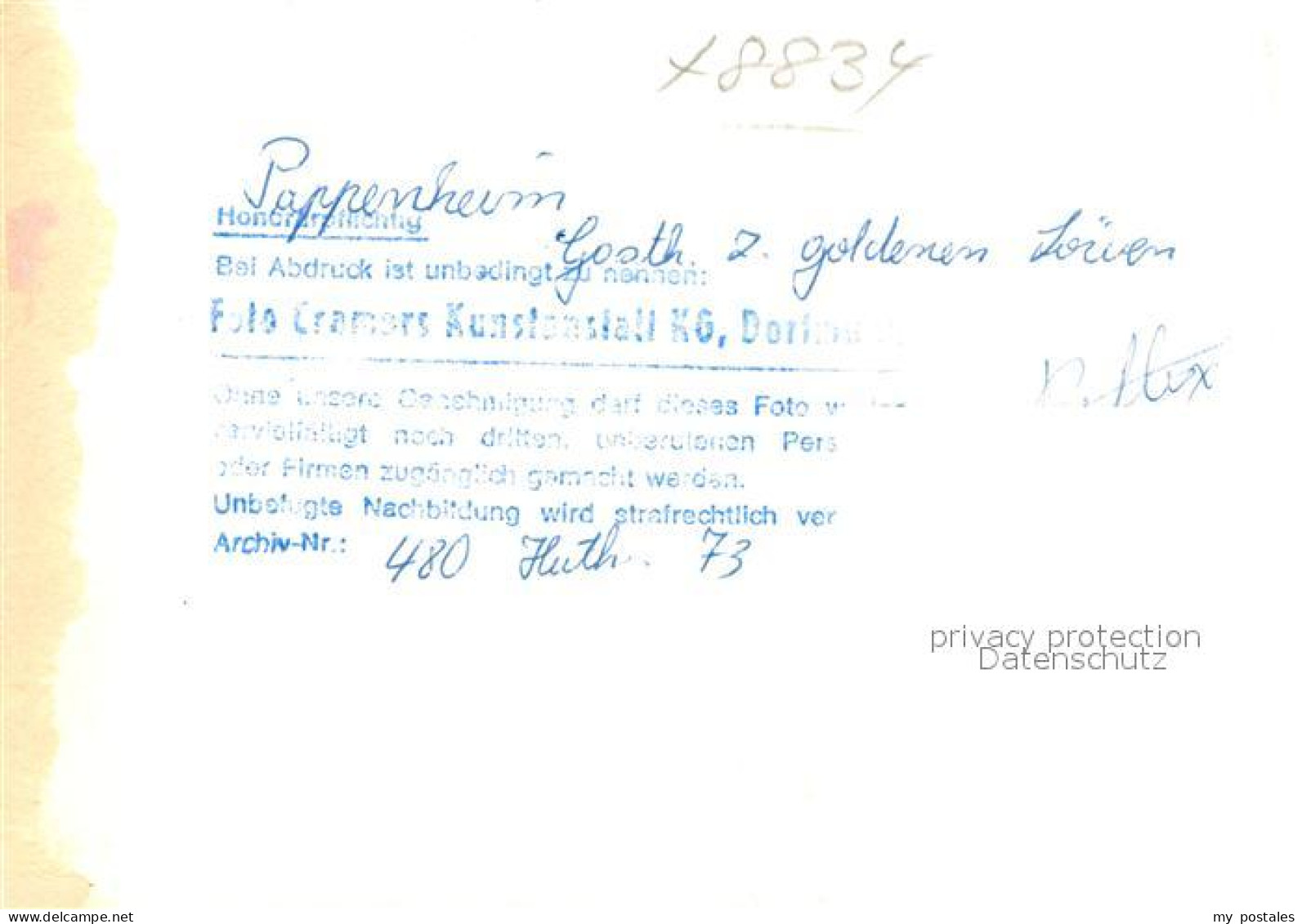 42953021 Pappenheim Mittelfranken Gasthaus Zum Loewen Pappenheim - Pappenheim