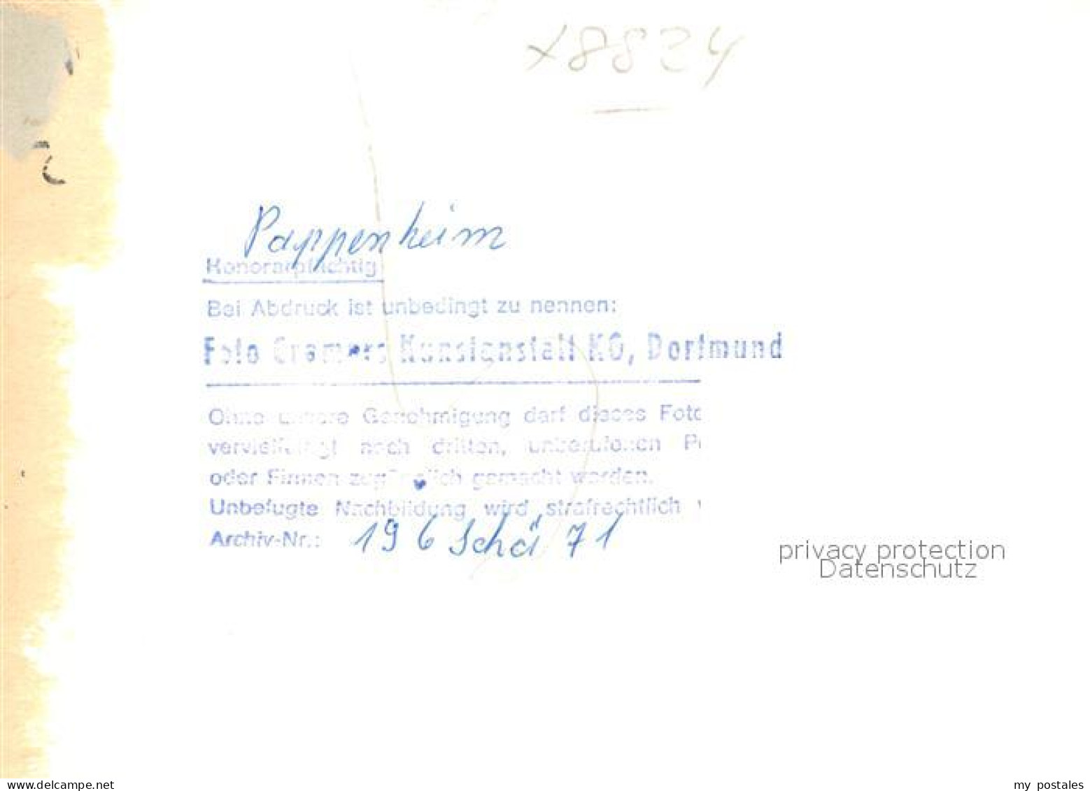 42953020 Pappenheim Mittelfranken Speisesaal Pappenheim - Pappenheim