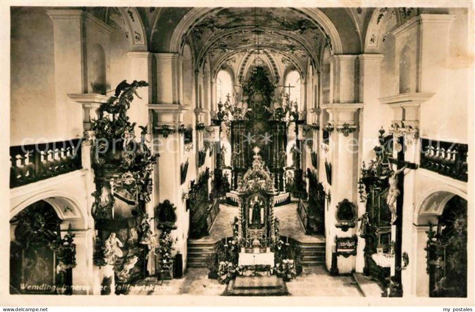 42952972 Wemding Inneres Der Wallfahrtskirche  Wemding - Wemding