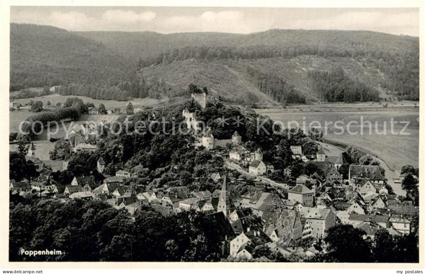 42952445 Pappenheim Mittelfranken Teilansicht  Pappenheim - Pappenheim