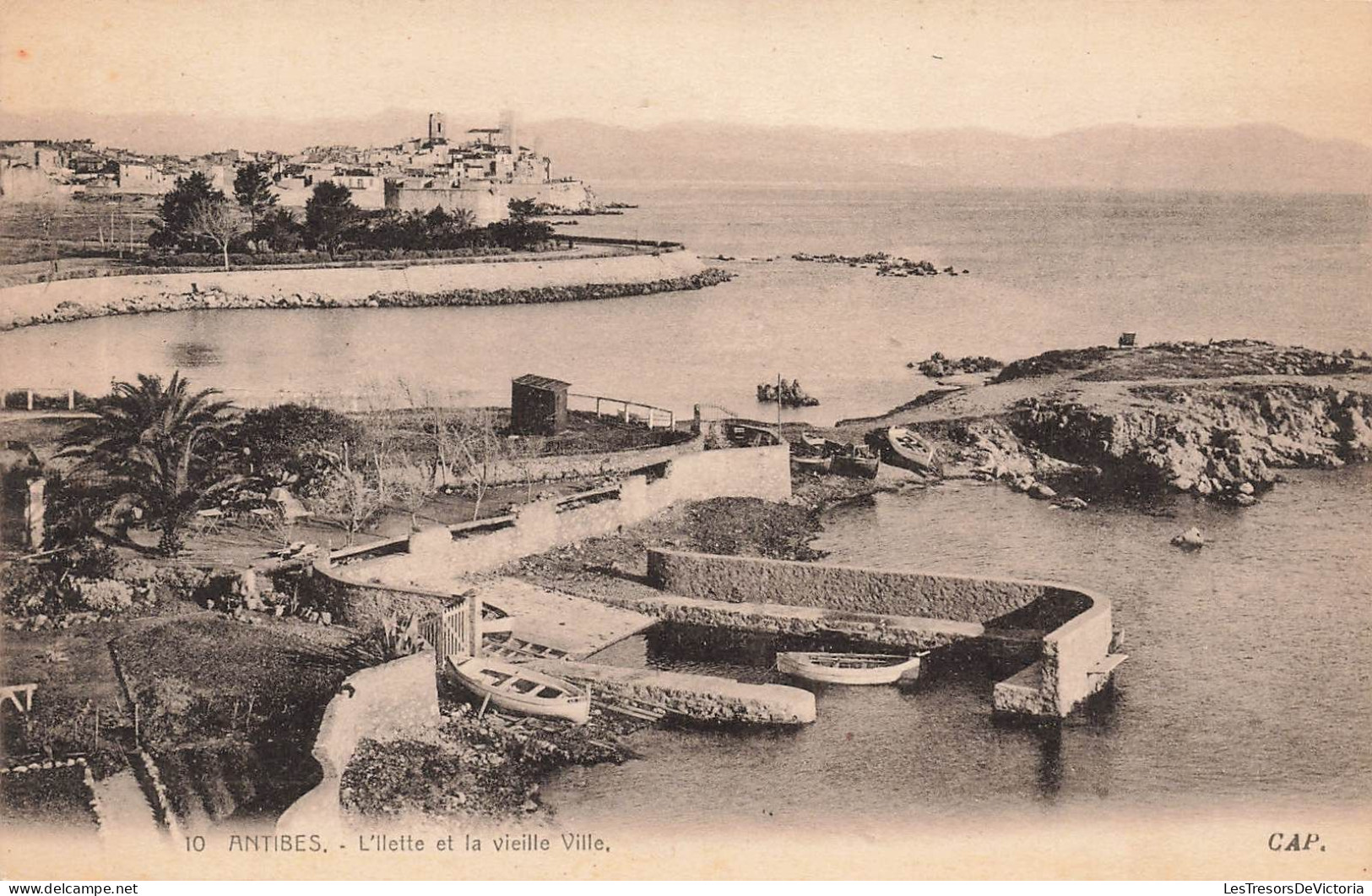 FRANCE - Antibes - Vue Sur L'ilette Et La Vieille Ville - Carte Postale Ancienne - Sonstige & Ohne Zuordnung