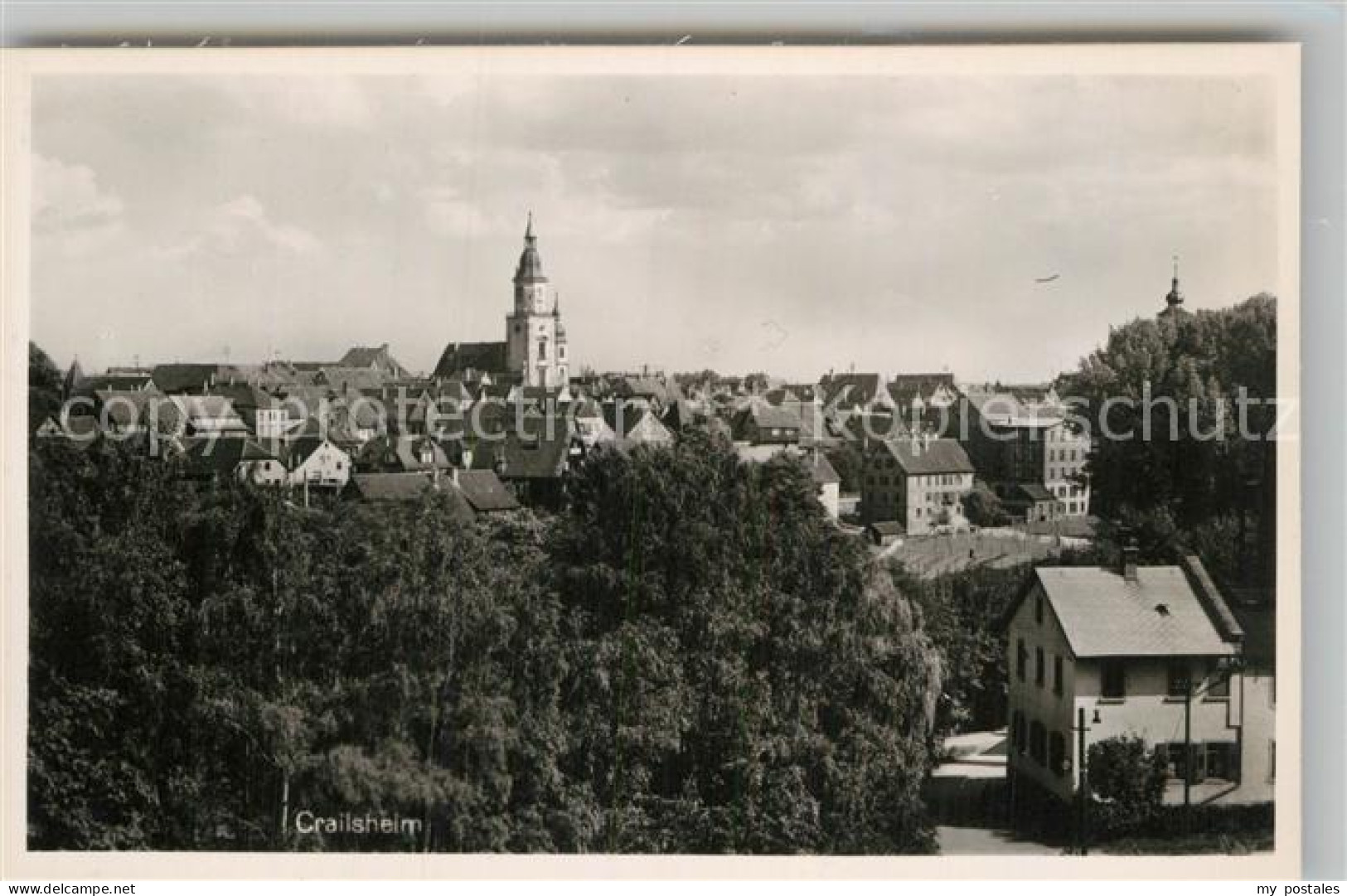 42951472 Crailsheim Teilansicht Mit Kirche Crailsheim - Crailsheim