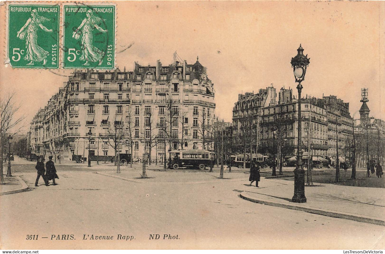 FRANCE - Paris - Vue  Sur L'avenue Rapp  - Carte Postale Ancienne - Andere Monumenten, Gebouwen