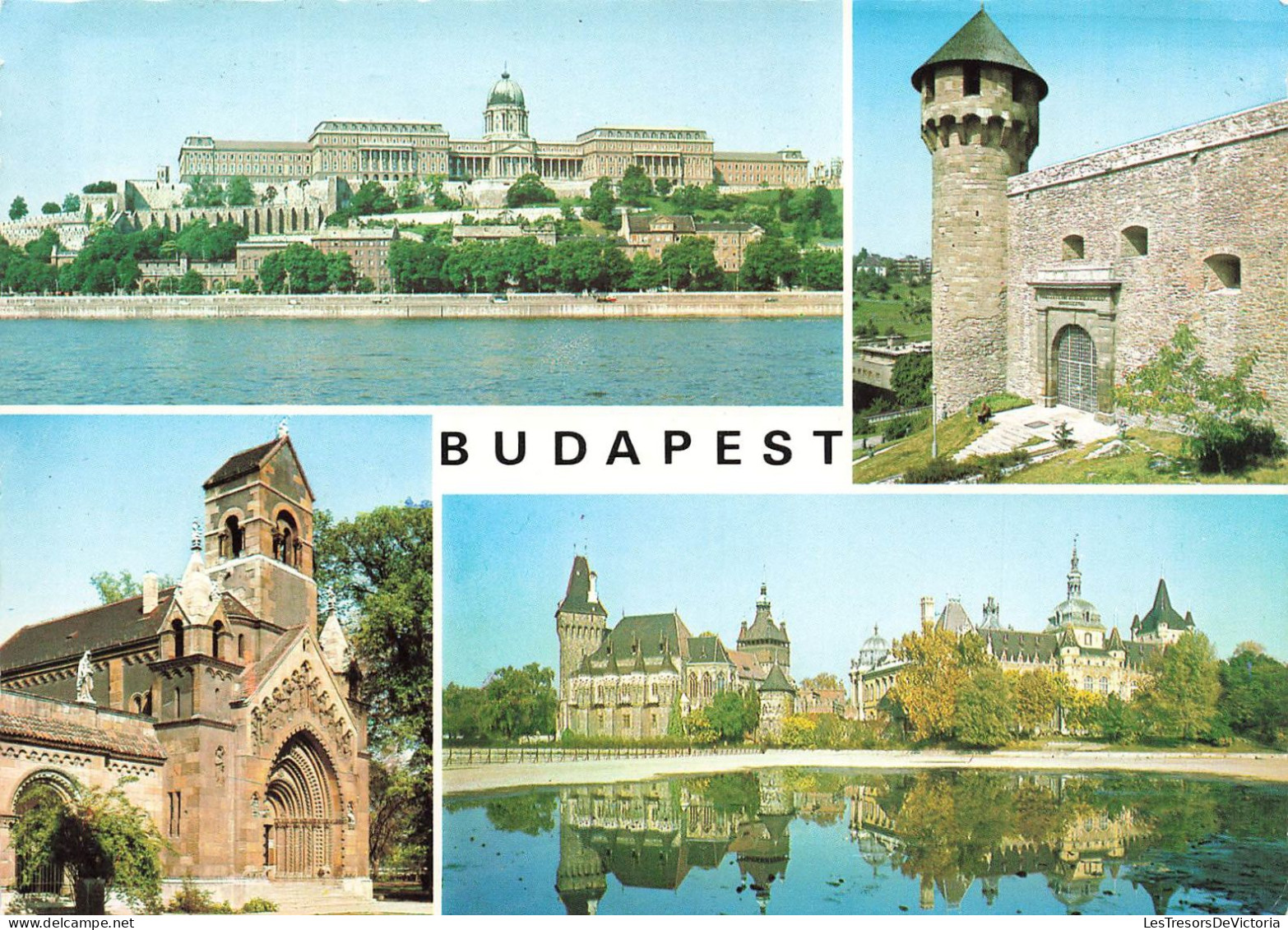 HONGRIE - Budapest - Château De Vajdahunyad - Palais De Budavár - Mace Tower - Carte Postale Récente - Hongrie