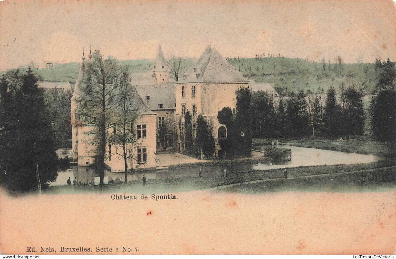 BATIMENTS ET ARCHITECTURE - Château De Spontin - Colorisé - Carte Postale Ancienne - Castelli