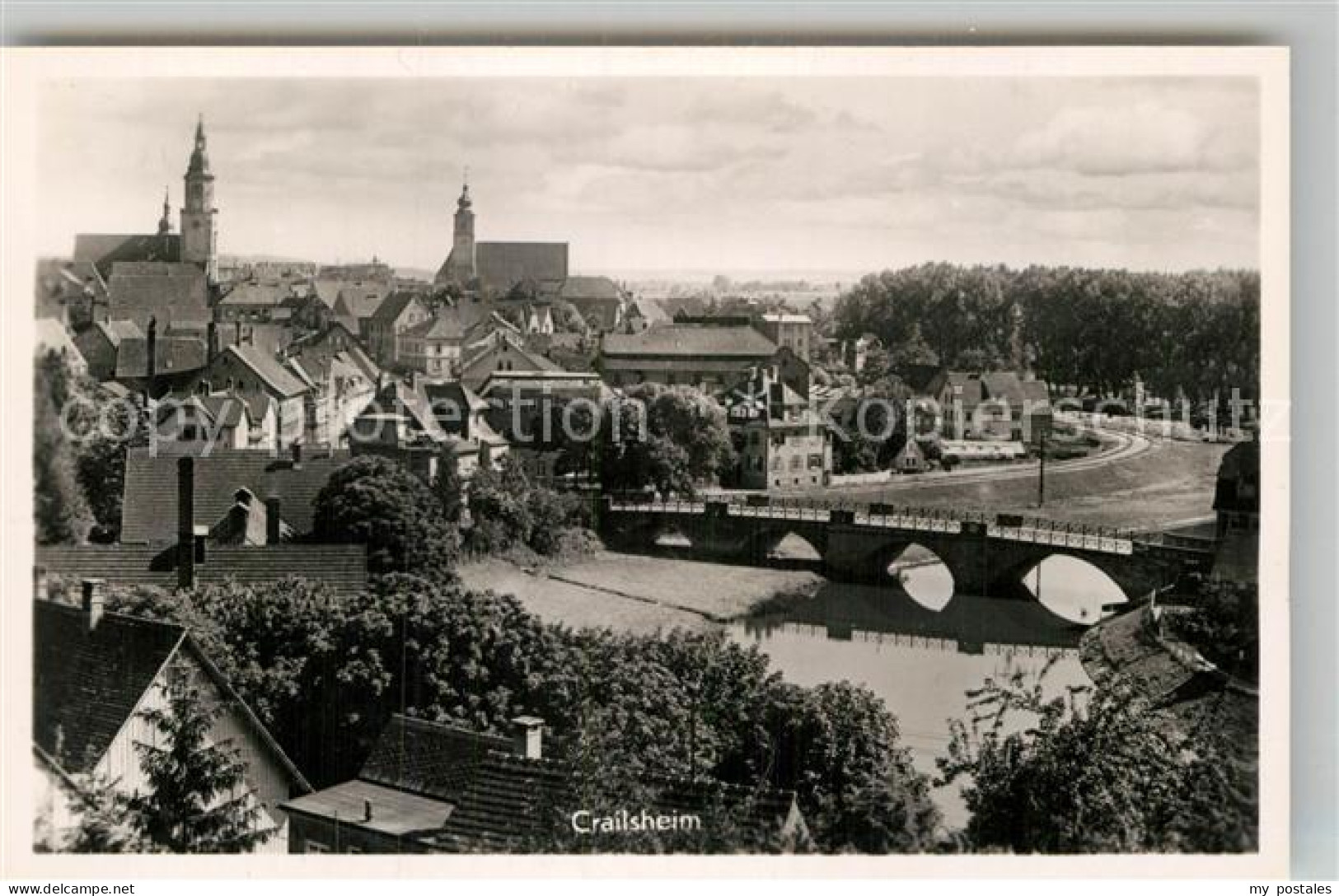 42947808 Crailsheim Jagstbruecke Crailsheim - Crailsheim