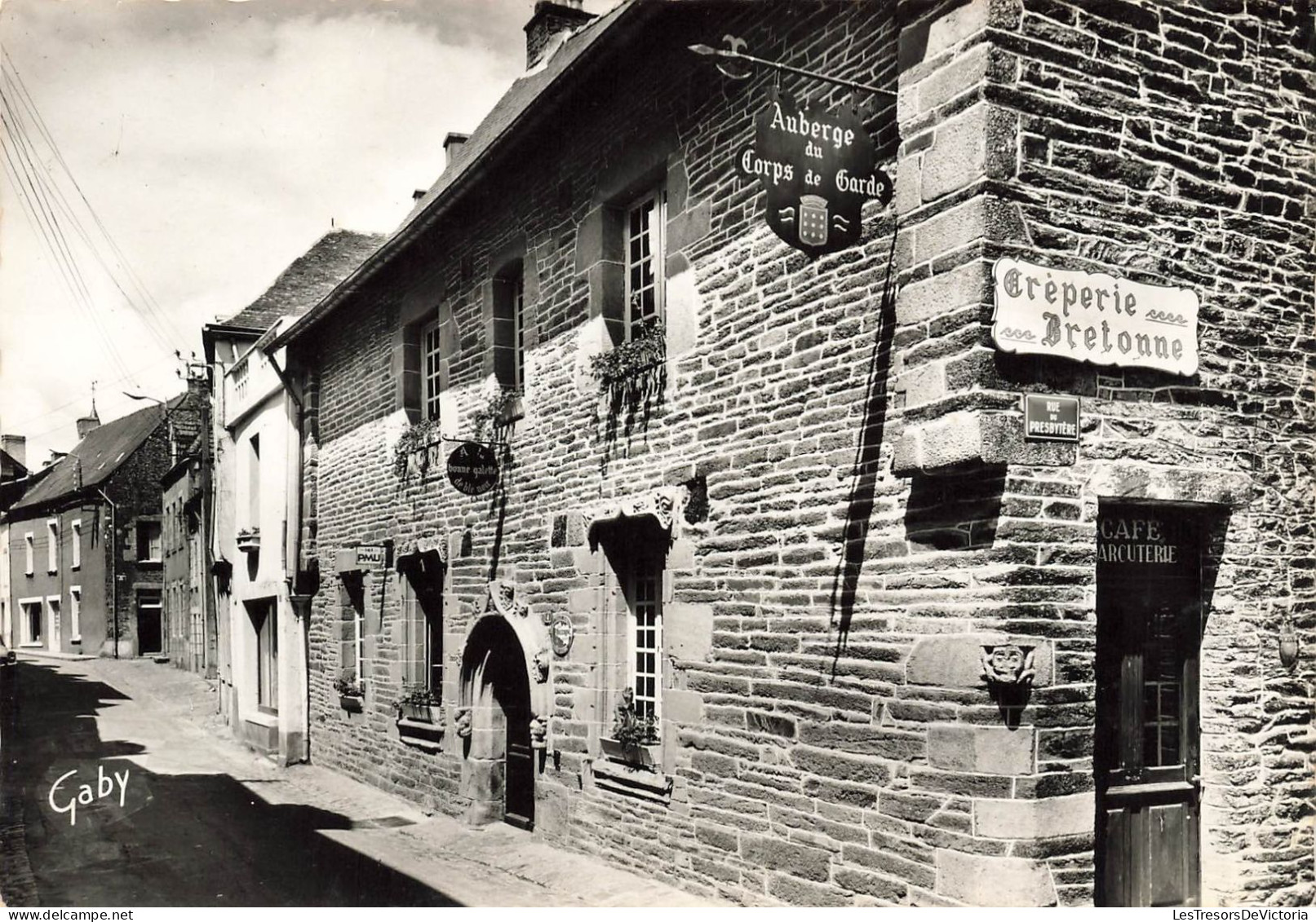 FRANCE - Malestroit - Crêperie Du Corps De Garde - Carte Postale Ancienne - Malestroit