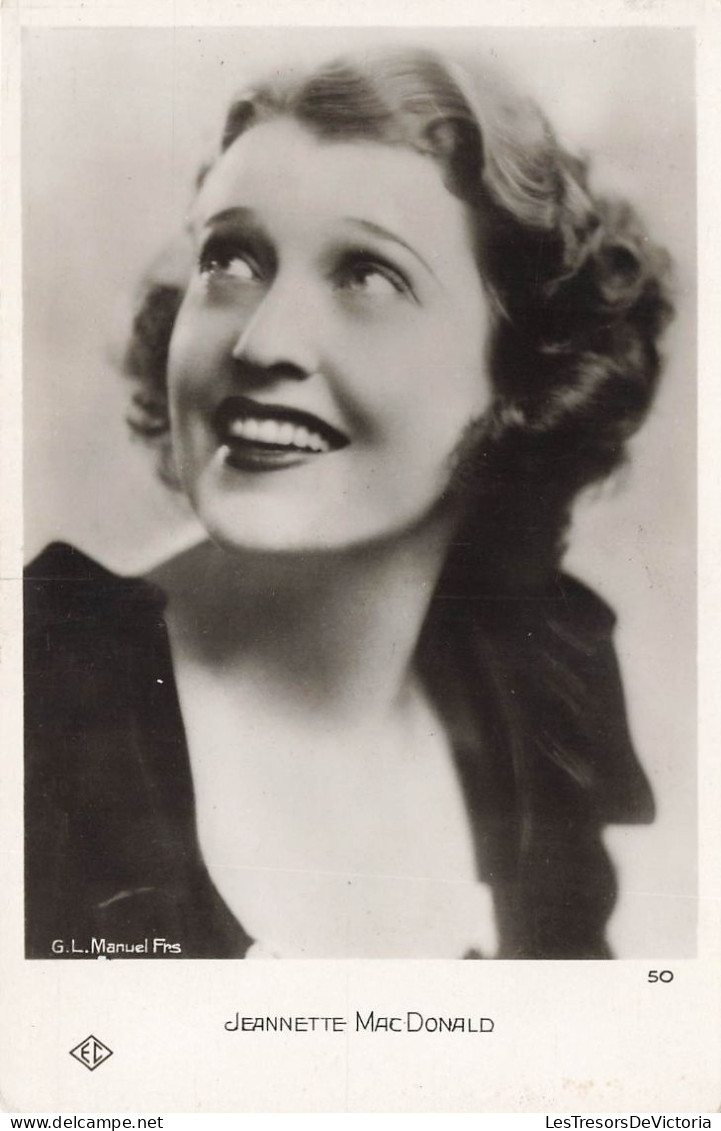 CELEBRITE - Jeanette MacDonald - Actrice Américaine - Carte Postale - Femmes Célèbres