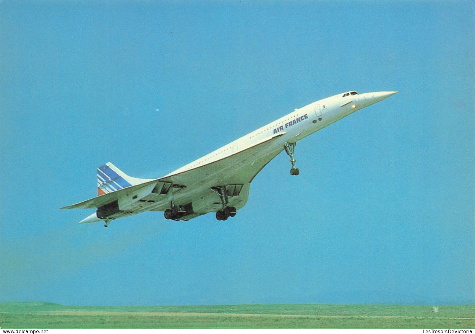 TRANSPORTS - 1er Vol Concorde En Wallonie - Atterissage Aéroport De Charleroi ... - Colorisé - Carte Postale - 1946-....: Ere Moderne