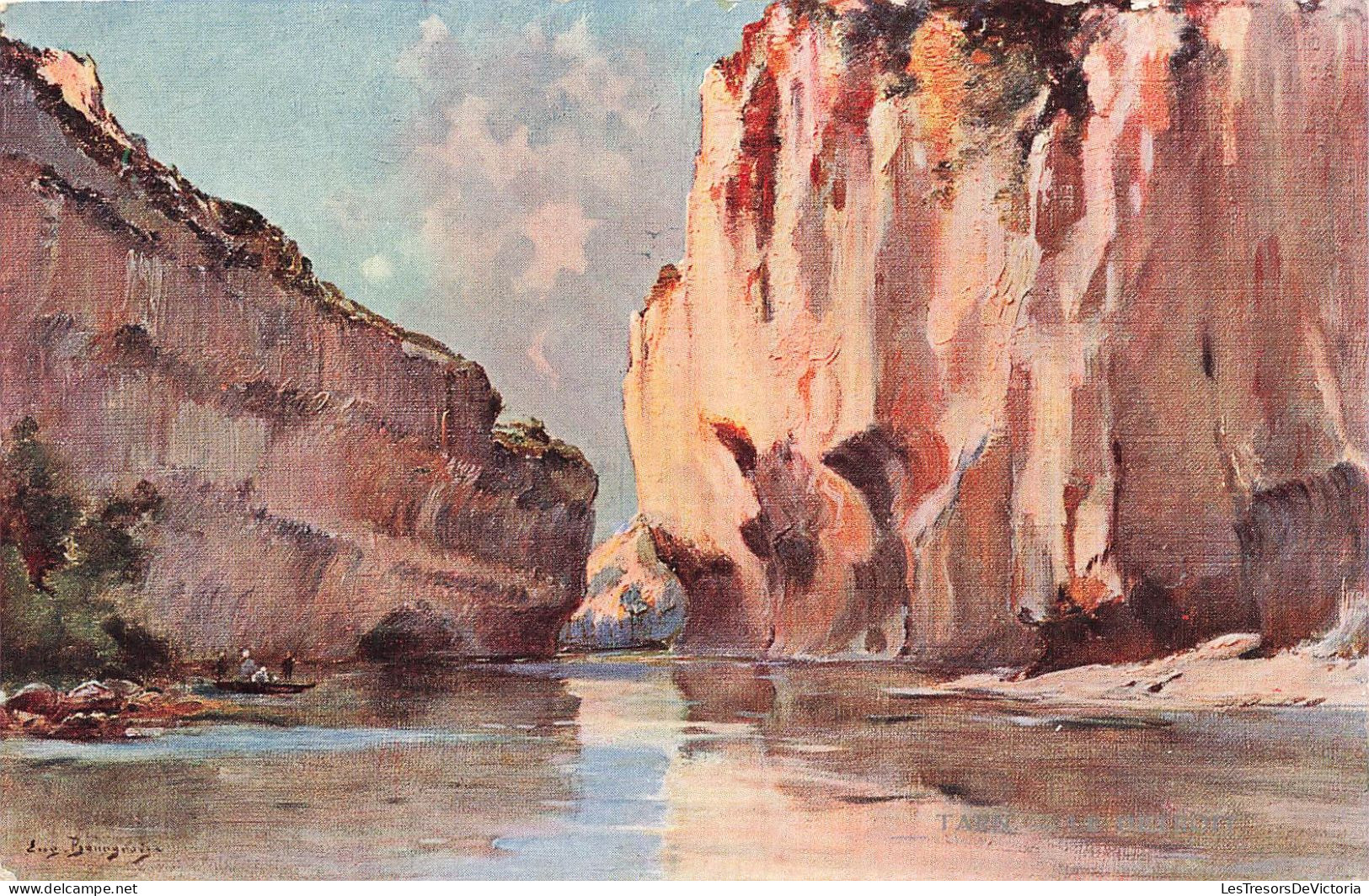 PEINTURES & TABLEAUX - Gorges Du Tarn - Carte Postale Ancienne - Paintings