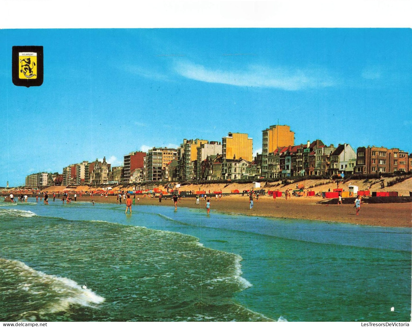 BELGIQUE - Nieuwpoort - Vue Sur La Plage Et Digue De Mer - Colorisé - Carte Postale - Nieuwpoort