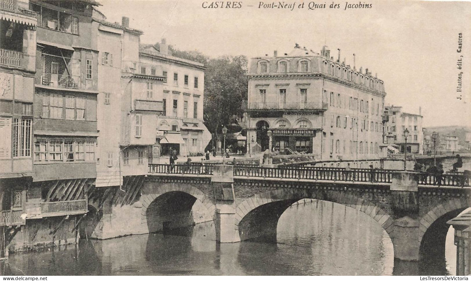 FRANCE - Castres - Pont Neuf Et Quai Des Jacobins - Carte Postale Ancienne - Castres