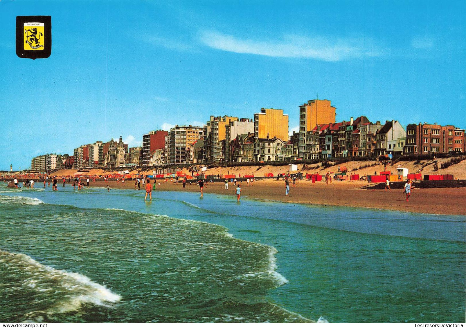 BELGIQUE - Nieuwpoort - Vue Sur La Plage Et Digue De Mer - Colorisé - Carte Postale - Nieuwpoort