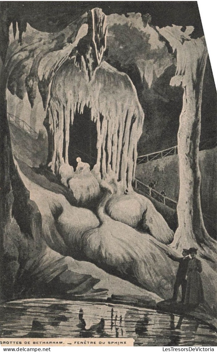 FRANCE - Grottes De Betharram - Fenêtre Du Sphinx - Carte Postale Ancienne - Altri & Non Classificati