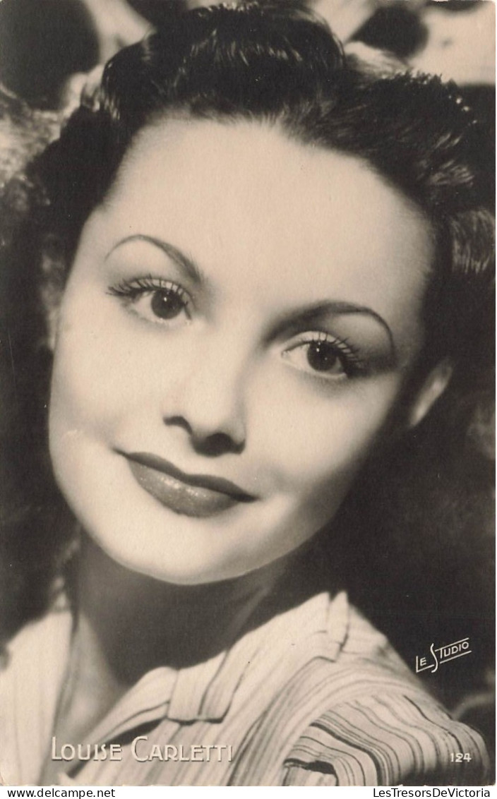 CELEBRITE - Louise Carletti - Actrice Française - Carte Postale - Beroemde Vrouwen