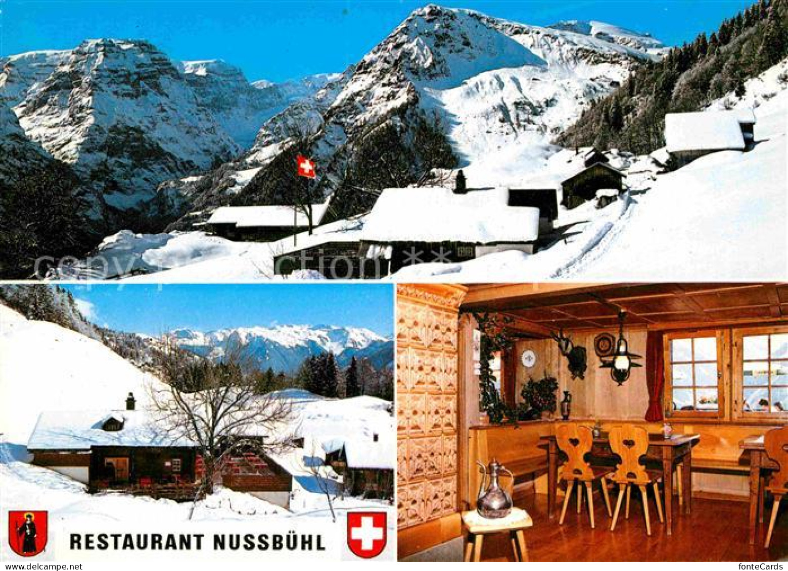 12684130 Braunwald GL Bergrestaurant Nussbuehl Braunwald GL - Andere & Zonder Classificatie