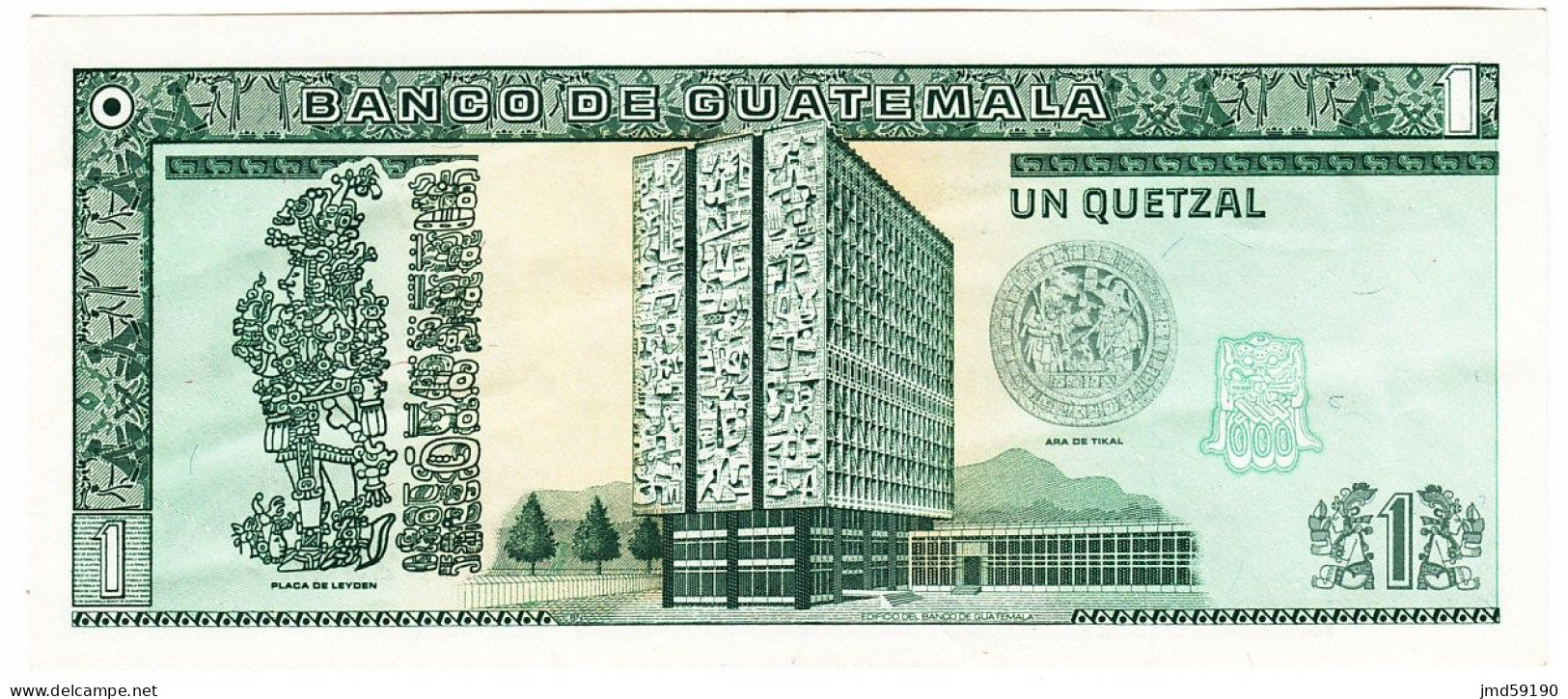 GUATEMALA  - Billet De 1 Quetzal De 1992 - B9270289H - Guatemala