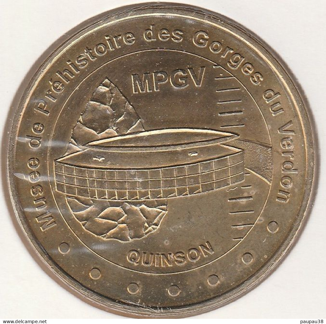 MONNAIE DE PARIS 2001 - 04 QUINSON Musée Préhistoire Des Gorges Du Verdon - 2001