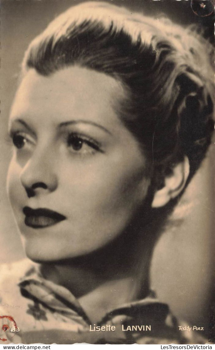 CELEBRITE - Lisette Lanvin - Actrice Française - Carte Postale - Beroemde Vrouwen