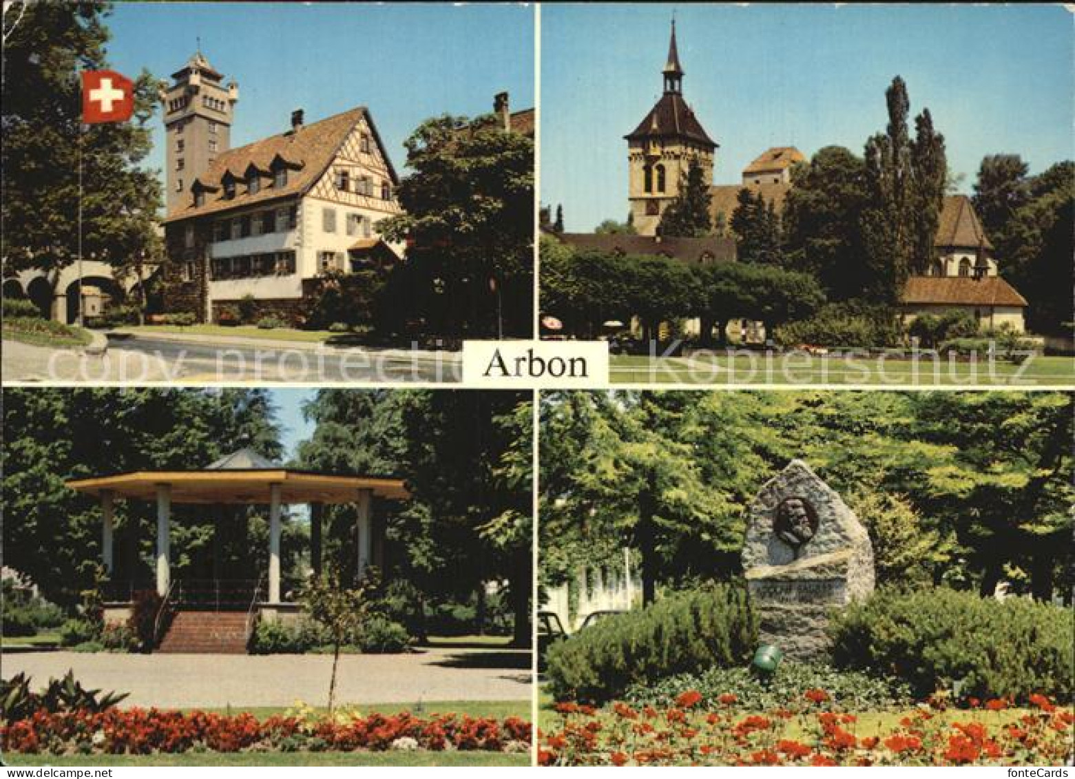 12587740 Arbon  TG Roemerhof Gallus Kapelle Parkpavillon Adolph Sauter Denkmal  - Sonstige & Ohne Zuordnung