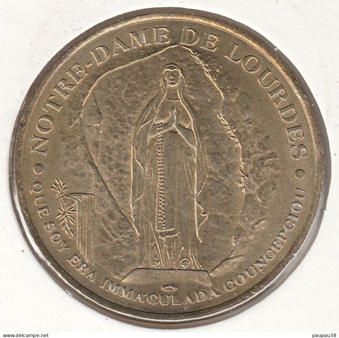 MONNAIE DE PARIS 2001 - 65 LOURDES Lourdes - Basilique N-D Du Rosaire  Concrécration 1901- 2001 - 2001