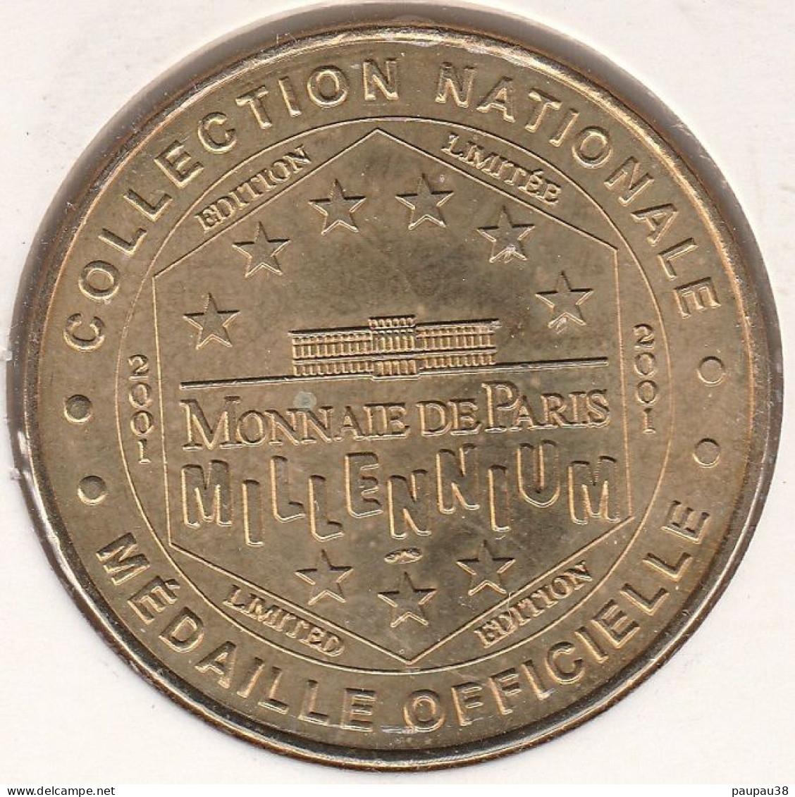 MONNAIE DE PARIS 2001 - 65 LA MONGIE Observatoire Du Pic Du Midi De Bigorre - Pic Du Midi - Alt. 2877 M - 2001