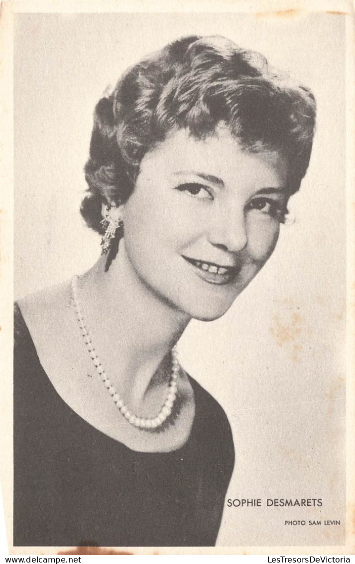 CELEBRITE - Sophie Desmarets - Actrice Française - Carte Postale Ancienne - Berühmt Frauen