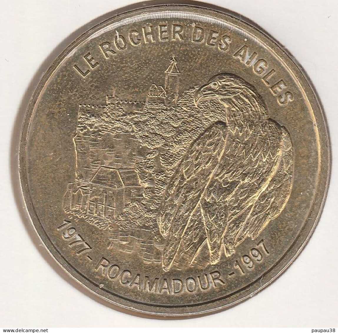 MONNAIE DE PARIS 1998 - 46 ROCAMADOUR Rocher Des Aigles - 1977-1997 - - Autres & Non Classés