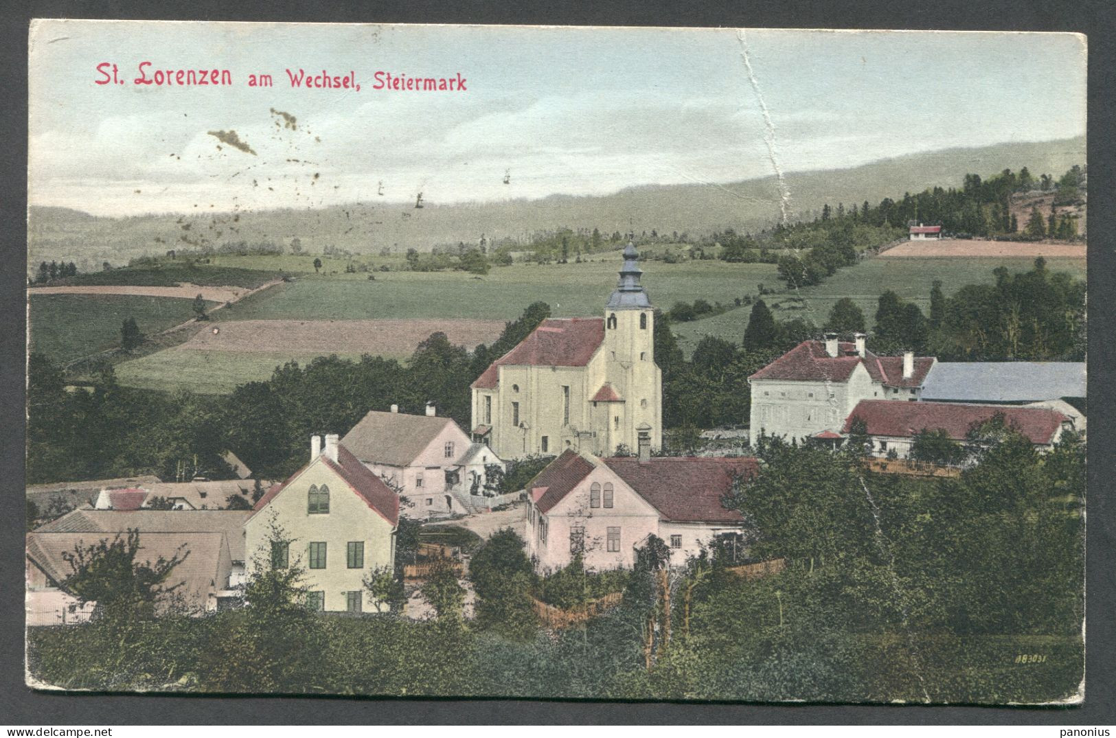 ST. LORENZEN A. WECHSEL AUSTRIA, Year 1910 - Wechsel