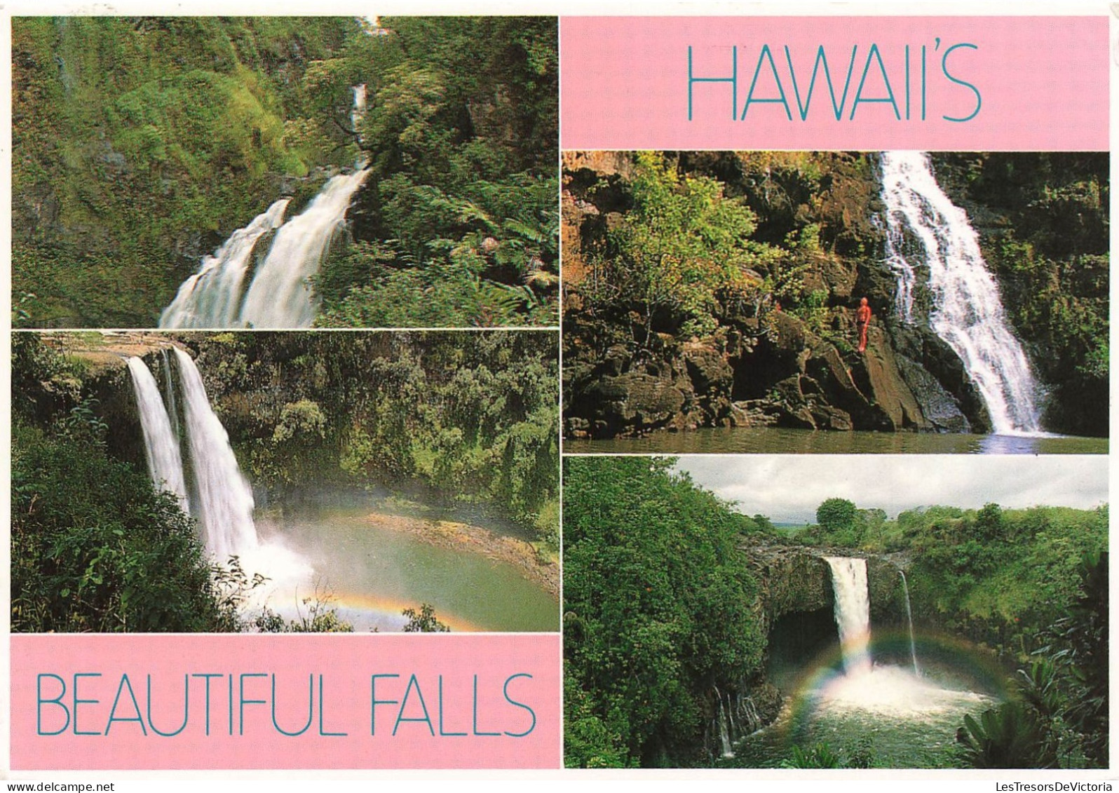 ETATS-UNIS - Hawaii - Chutes Waikanı - Chutes Wailua - Chutes De Waimea - Chutes Rainbow - Carte Postale Récente - Autres & Non Classés