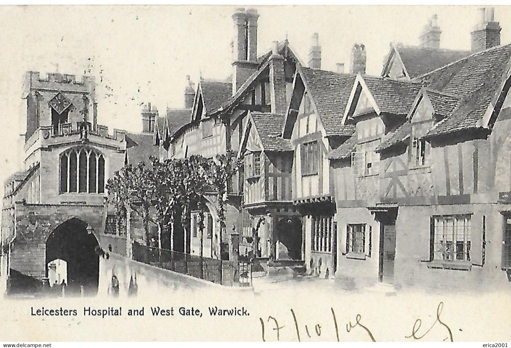 Warwick. Leicster's Hospital And West Gate. - Warwick
