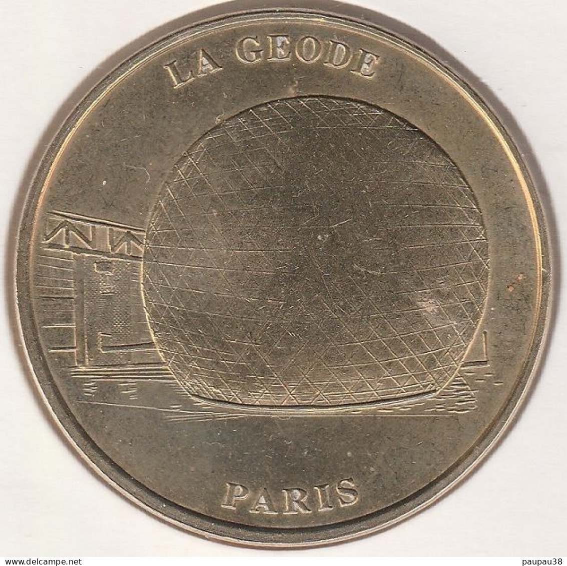 MONNAIE DE PARIS 1998 - 75 PARIS La Géode - La Géode Lisse - Face Simple - Andere & Zonder Classificatie