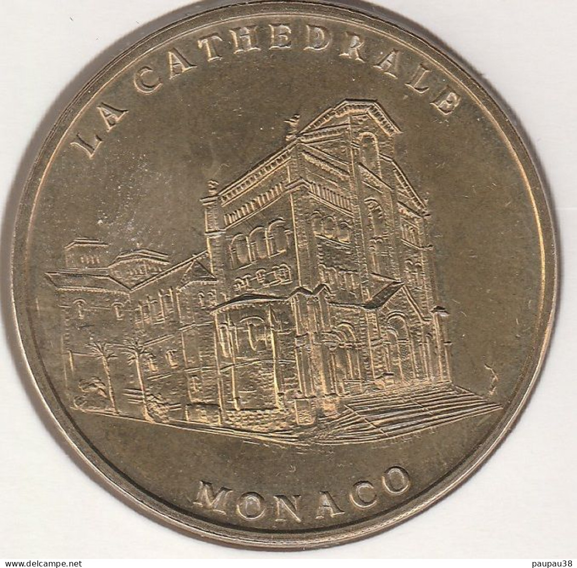 MONNAIE DE PARIS 1998 - MONACO Cathédrale Notre-Dame-Immaculée De Monaco - Façade Face Simple - Autres & Non Classés