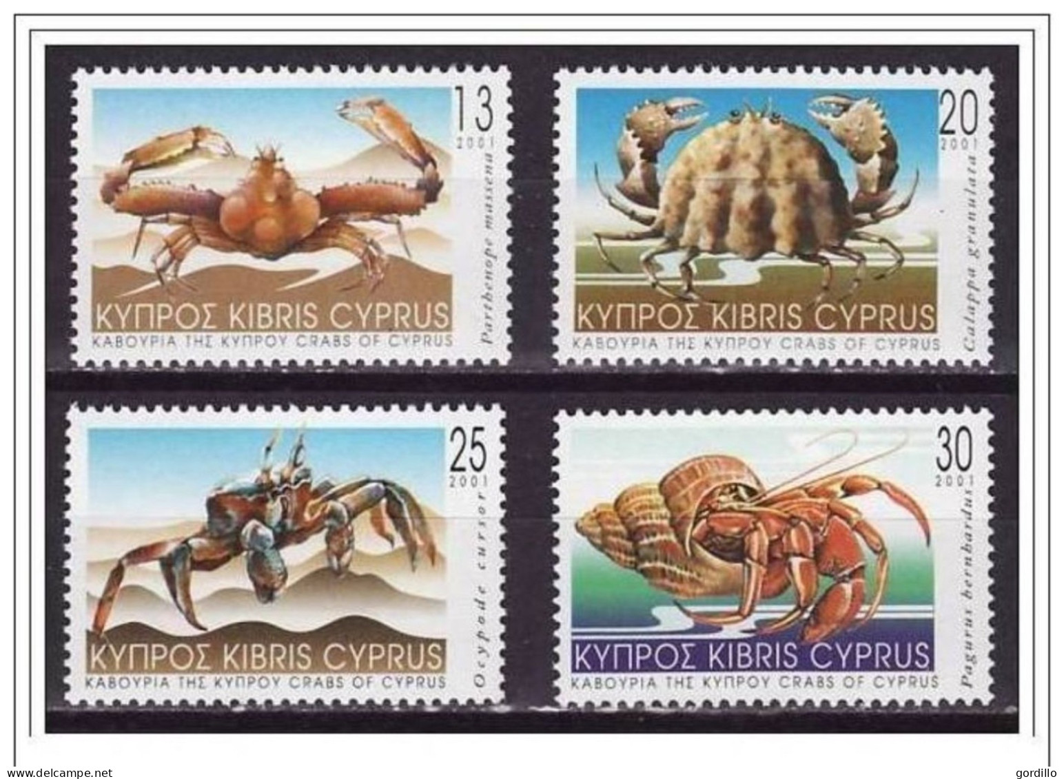 Chypre Crabes MNH. . - Schalentiere