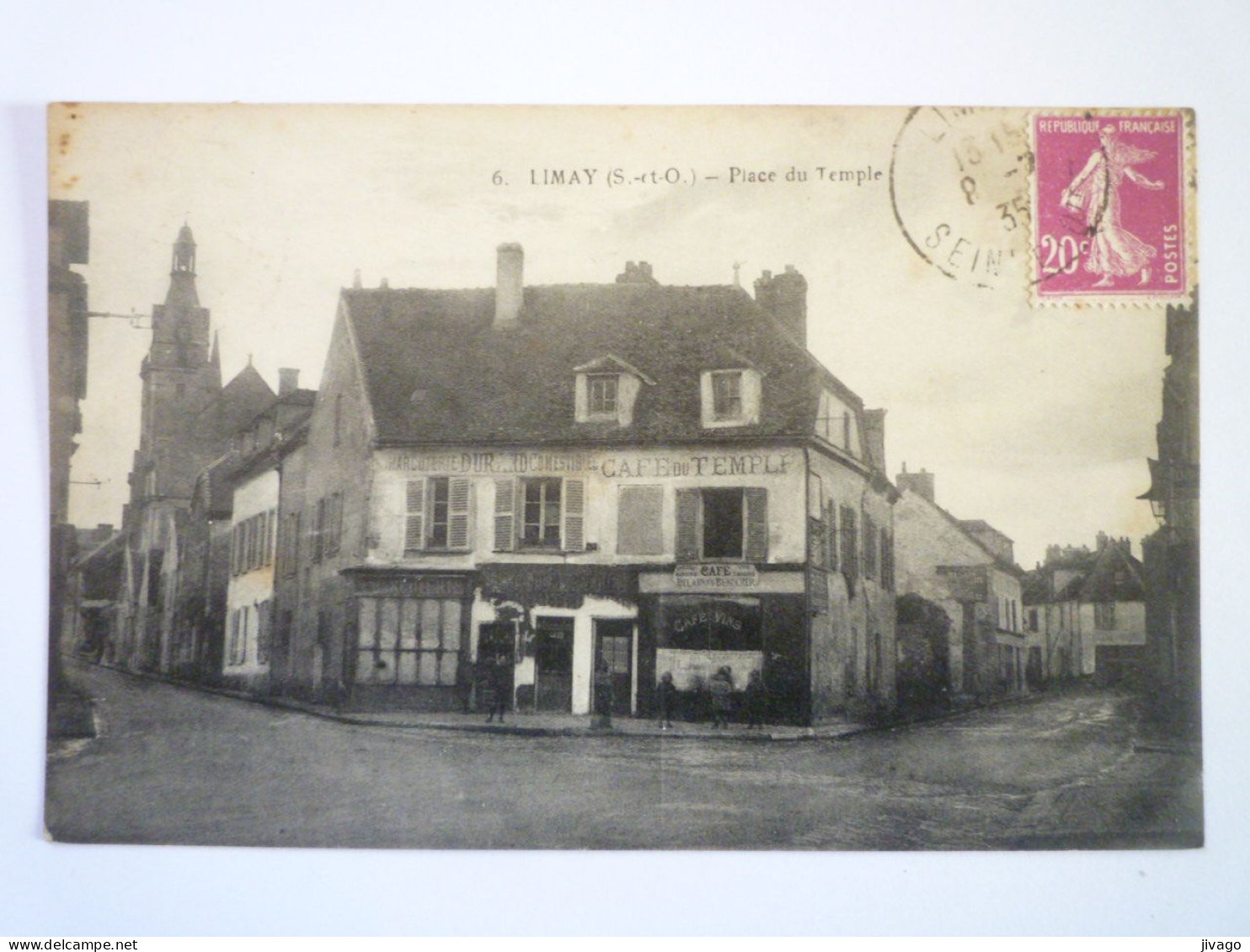 2023 - 3877  LIMAY  (Yvelines)  :  Place Du TEMPLE   1935   XXX - Limay