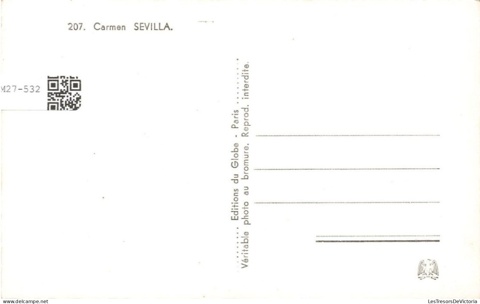 CELEBRITE - Carmen Sevilla - Actrice Espagnole - Carte Postale - Femmes Célèbres